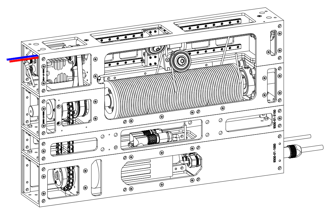 ATOM technical product drawing