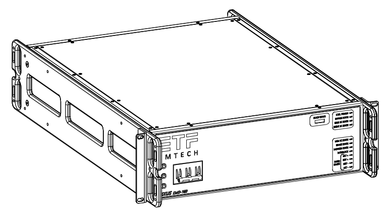 EMD-160 technical product drawing
