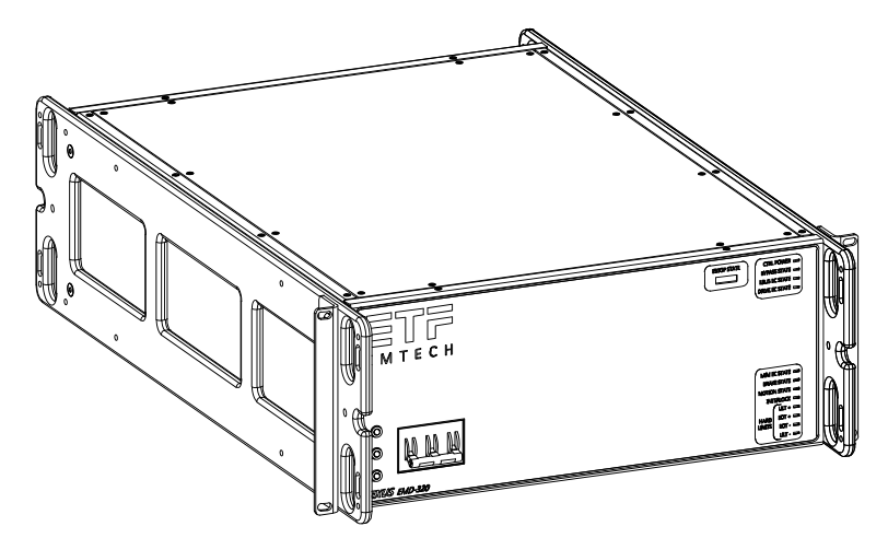 EMD-320 motor controller technical product drawing